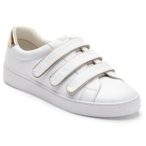 Women’s VIONIC Bobbi white leather Velcro triple strap sneakers- Size 7